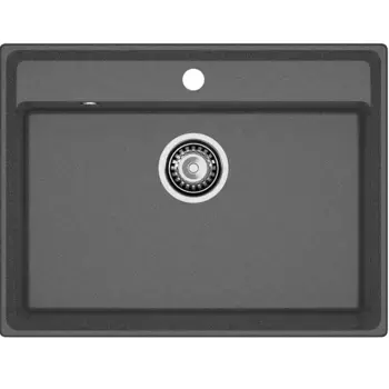 Кухонная мойка GranFest Level LV-660 графит серый