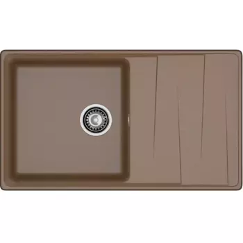 Кухонная мойка GranFest Level LV-860L терракот коричневый