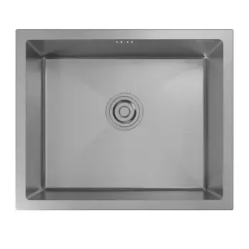Кухонная мойка GranFest Metal 5344 нерж серый
