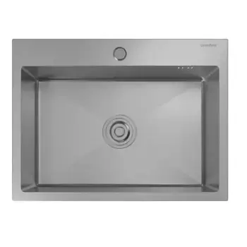 Кухонная мойка GranFest Metal 6045 нерж серый