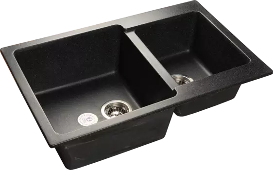 Кухонная мойка GranFest PRACTIK GF-P-780K черный