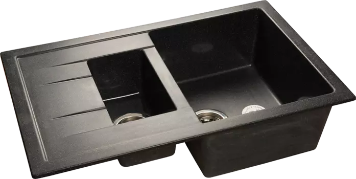Кухонная мойка GranFest QUADRO GF-Q-775KL черный