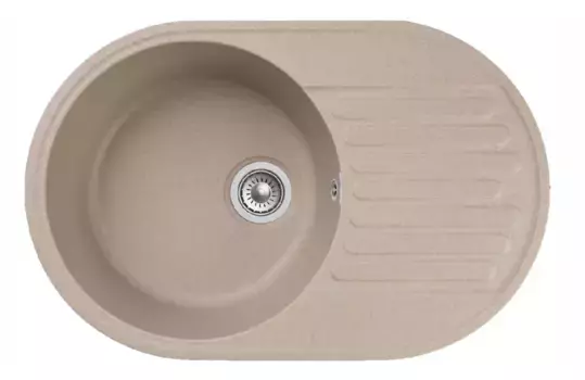 Кухонная мойка GranFest Quarz 18 песок бежевый