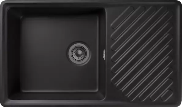 Кухонная мойка GranFest Quarz GF-ZL-53 черный