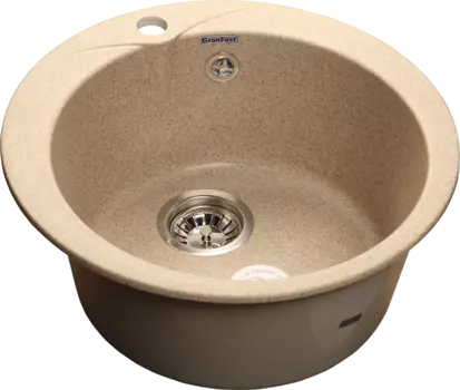 Кухонная мойка GranFest RONDO GF-R-480 песочный