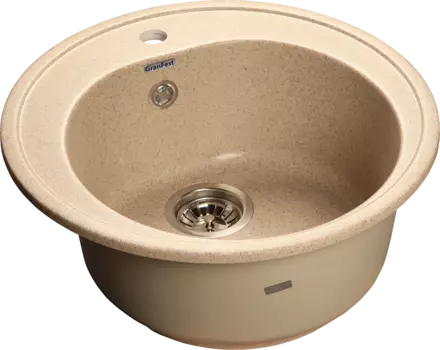 Кухонная мойка GranFest RONDO GF-R-510 песочный