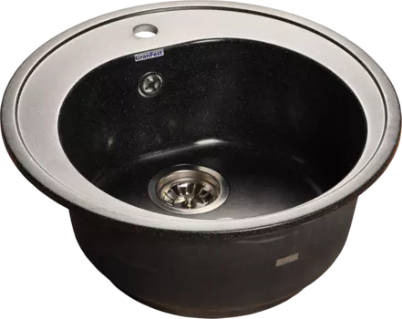 Кухонная мойка GranFest RONDO GF-R-510 черный