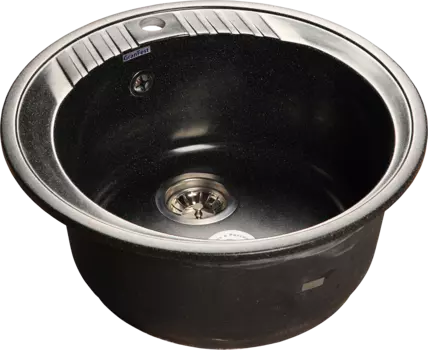 Кухонная мойка GranFest RONDO GF-R-520 черный