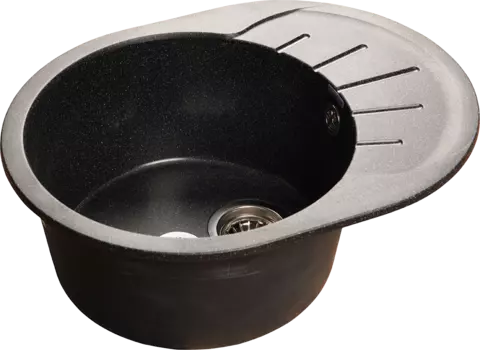 Кухонная мойка GranFest RONDO GF-R-580L черный
