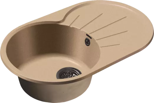 Кухонная мойка GranFest RONDO GF-R-750L песочный