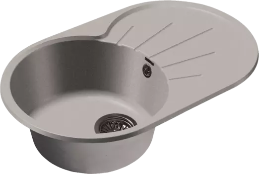 Кухонная мойка GranFest RONDO GF-R-750L серый