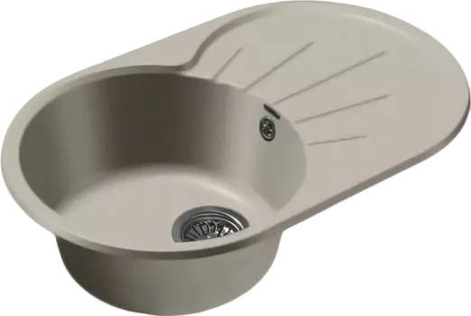 Кухонная мойка GranFest RONDO GF-R-750L топаз