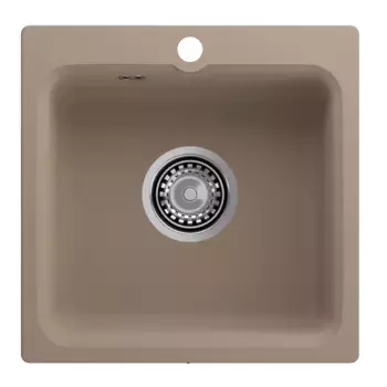 Кухонная мойка GranFest Smart 430 песочный бежевый