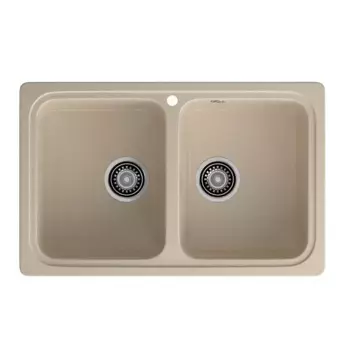 Кухонная мойка GranFest Standart S-780K кашемир бежевый