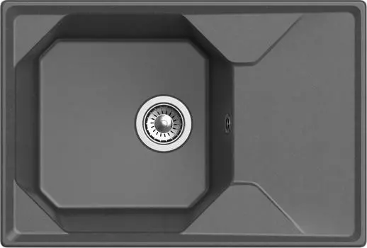 Кухонная мойка GranFest UNIQUE 740L GF-U-740L графит