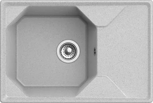 Кухонная мойка GranFest UNIQUE 740L GF-U-740L серый