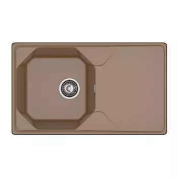 Кухонная мойка GranFest Unique U-840L терракот коричневый