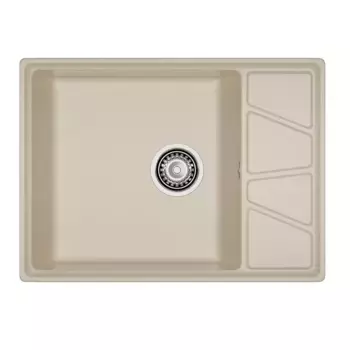 Кухонная мойка GranFest Vertex V-680L кашемир бежевый