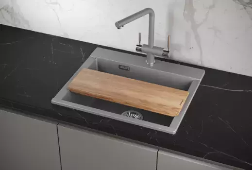 Кухонная мойка Granula 5804, алюминиум