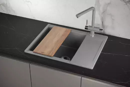 Кухонная мойка Granula 6202, алюминиум