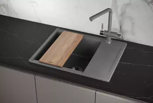 Кухонная мойка Granula 6202, графит