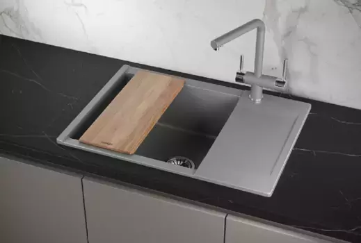 Кухонная мойка Granula 7003, алюминиум