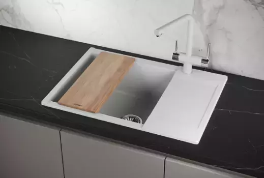 Кухонная мойка Granula 7003, арктик