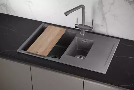 Кухонная мойка Granula 7808, графит