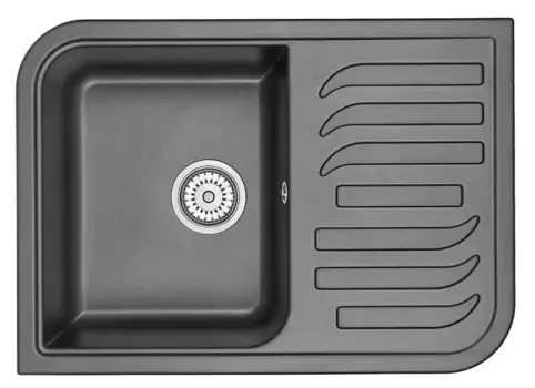 Кухонная мойка Granula GR-7001 7001, Шварц черный
