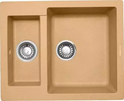 Кухонная мойка Lava D1 бежевая