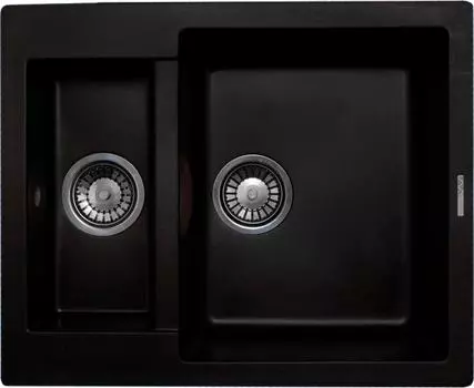 Кухонная мойка Lava D1 чёрная
