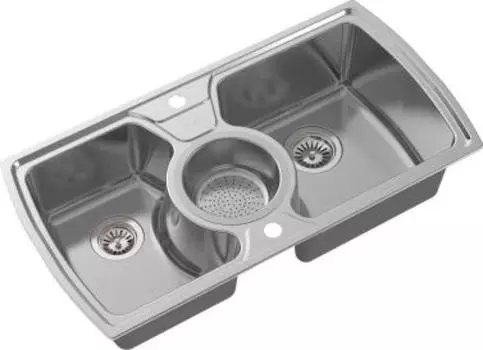Кухонная мойка Oulin OL-321, сатин
