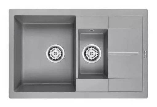 Кухонная мойка Paulmark Feste PM237850-GRM серый