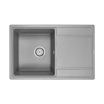 Кухонная мойка Paulmark Flugen PM217850-GRM серый