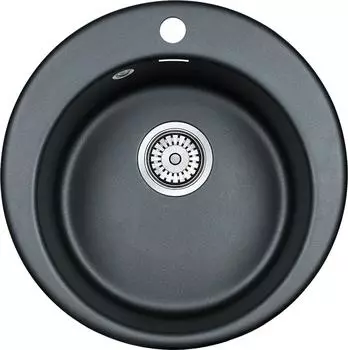 Кухонная мойка Paulmark Gelegen PM404800-BLM чёрный металлик