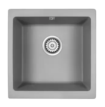Кухонная мойка Paulmark Gera PM104546-GRM серый