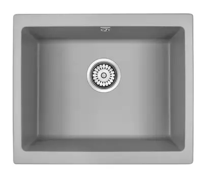 Кухонная мойка Paulmark Gera PM205546-GRM серый