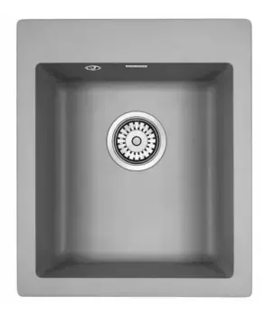 Кухонная мойка Paulmark Kante PM104249-GRM серый