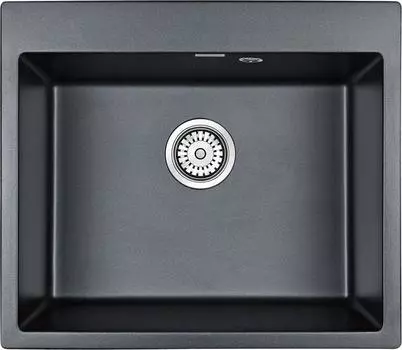 Кухонная мойка Paulmark Kante PM106052-BLM чёрный металлик