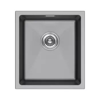 Кухонная мойка Paulmark Lumi LU41-GRM серый