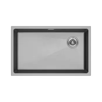 Кухонная мойка Paulmark Lumi LU74SK-GRM серый
