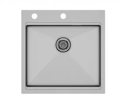 Кухонная мойка Paulmark PM775151-BS серый