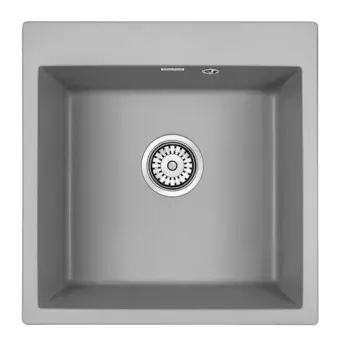 Кухонная мойка Paulmark Praktisch PM105152-GRM серый