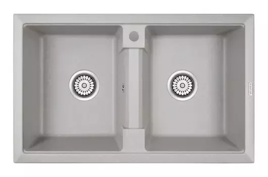 Кухонная мойка Paulmark Tandem PM238150-GR серый