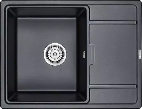Кухонная мойка Paulmark Weimar PM216550-BLM чёрный металлик