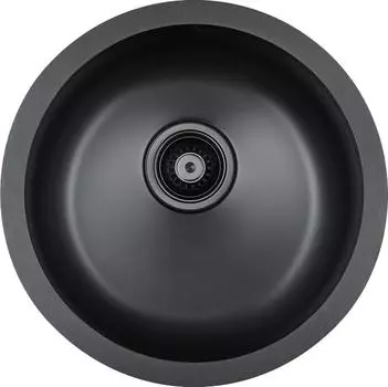 Кухонная мойка Paulmark Werra PM404646-GM вороненая сталь