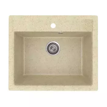 Кухонная мойка Practik PR-565 PR-M 565-002 бежевый