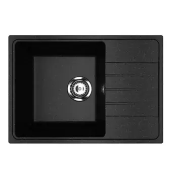 Кухонная мойка Practik PR-600 PR-M 600-004 черный