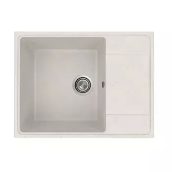 Кухонная мойка Practik PR-650 PR-M 650-001 белый