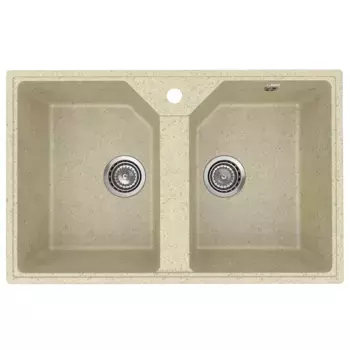 Кухонная мойка Practik PR-770 PR-M 770-002 бежевый